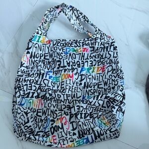 Multicolor Graphic Tote Bag